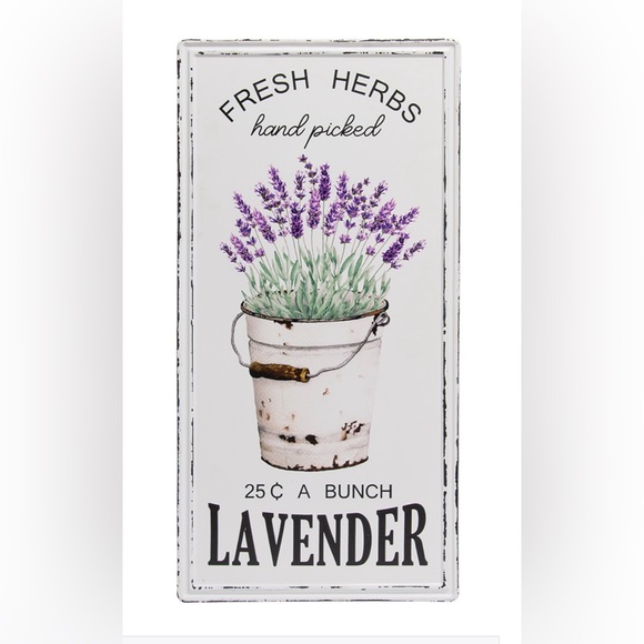 Hand Picked Lavender Metal Sign 20”x10”’ - Picture 11 of 11